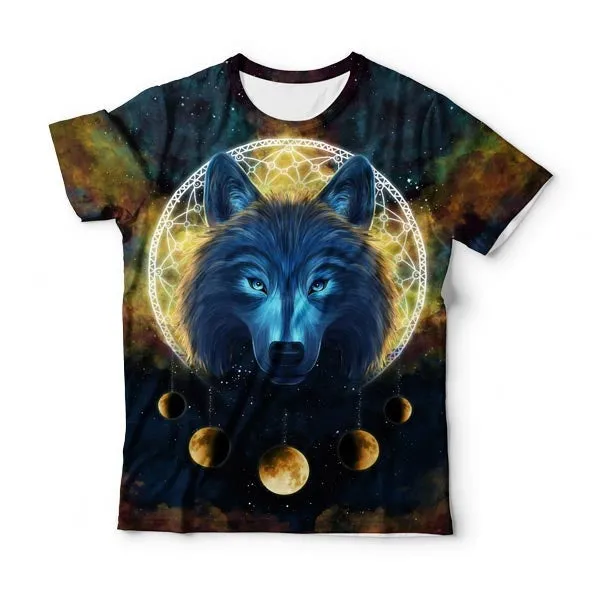 Moon Wolf T-Shirt sold by Archiify