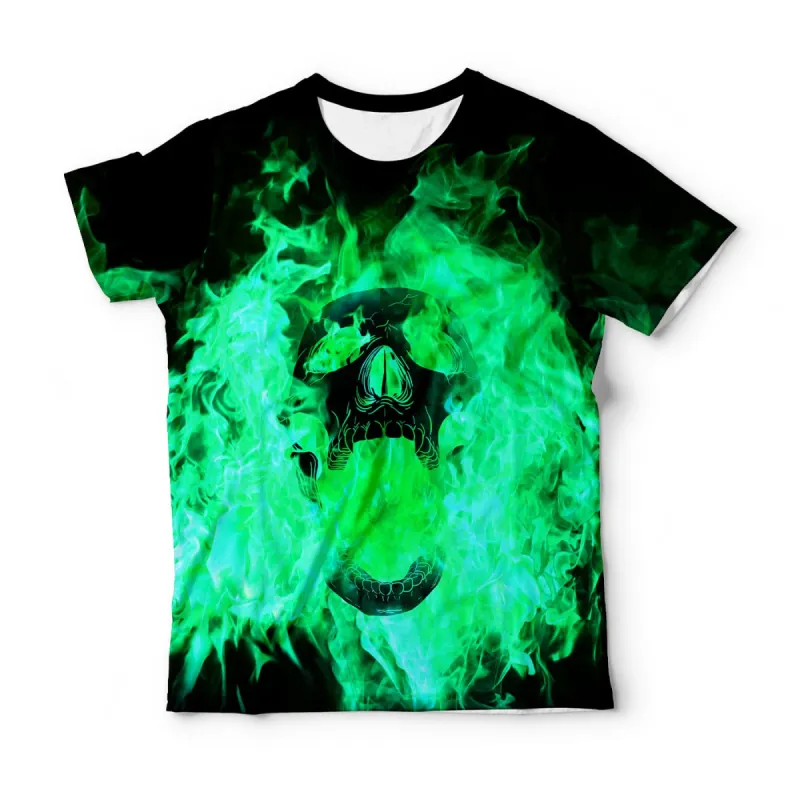 Burning Skull T-Shirt sold by Archiify