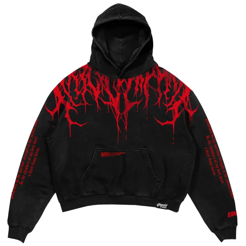 Reign of Blood - Heavy Oversized Hoodie 400GSM sold by Archiify