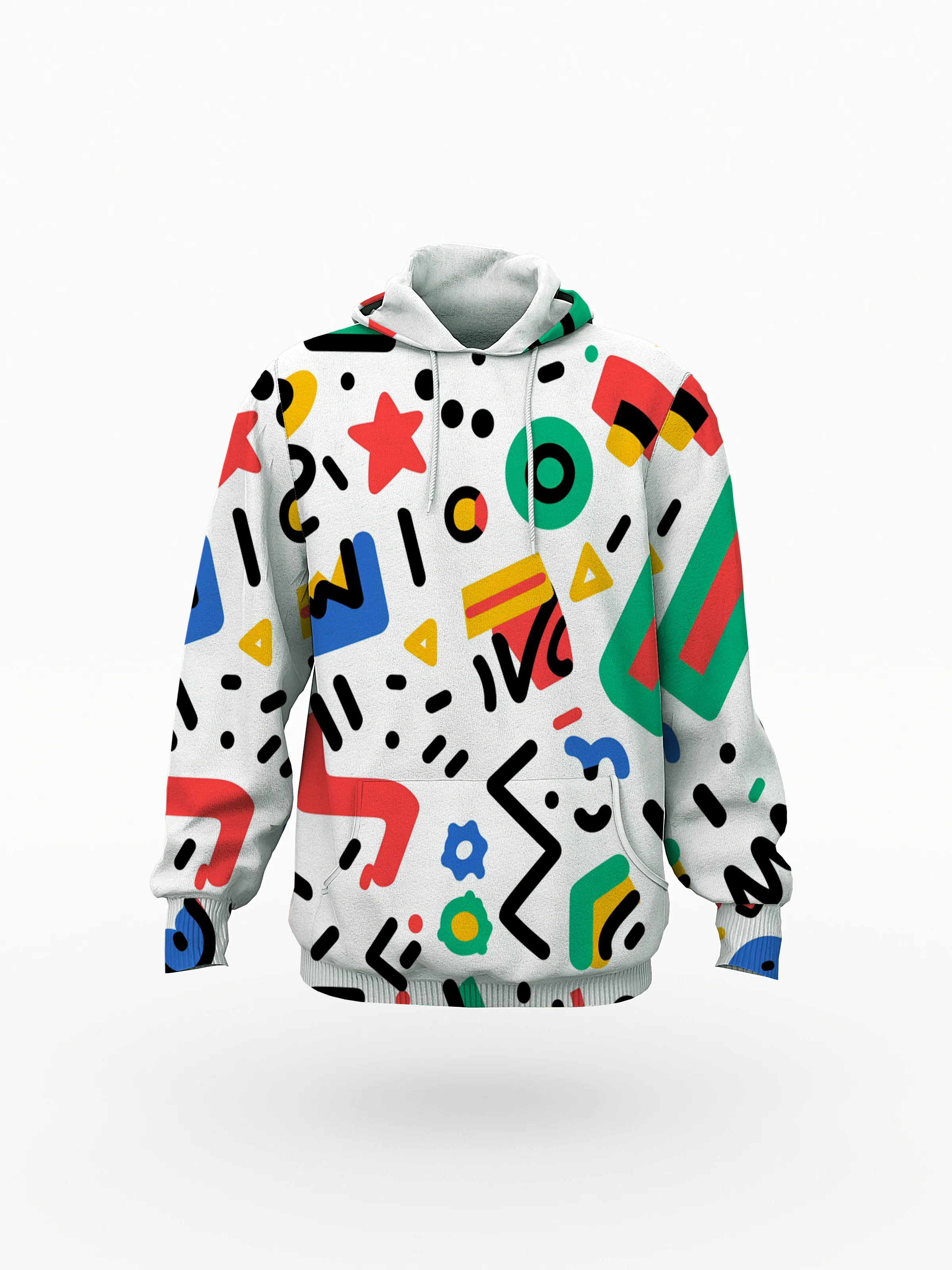 Women's Alphabet Graffiti Print Hoodie sold by Archiify