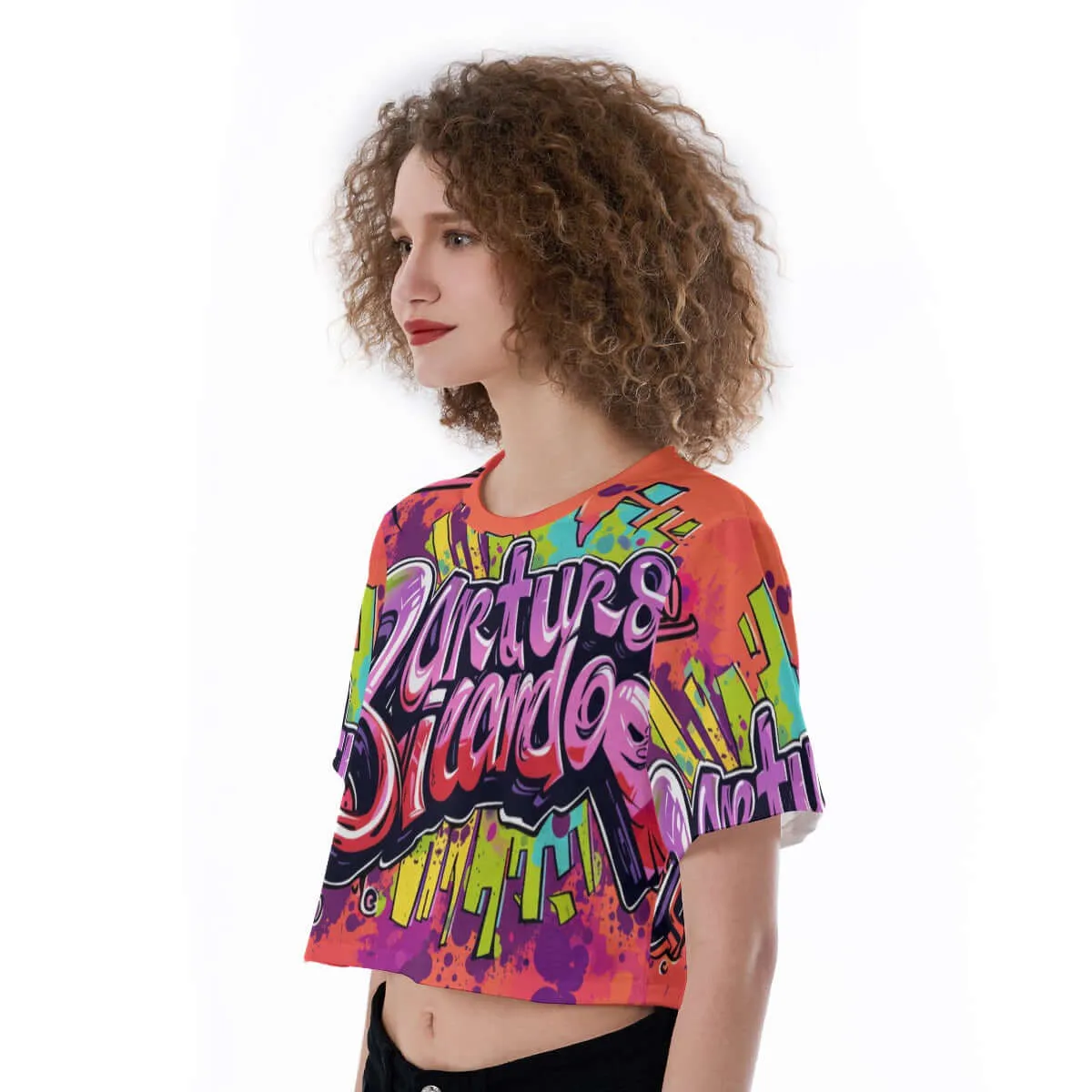 Street Style Print Cropped T-Shirt sold by Archiify product image thumbnail 3