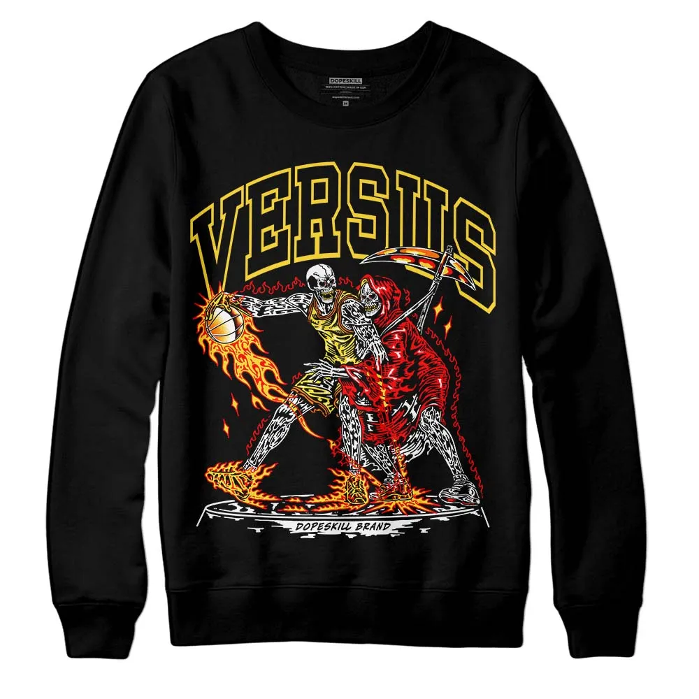 Black Tour Yellow AJ 4 Thunder DopeSkill Sweatshirt VERSUS Graphic sold by Archiify