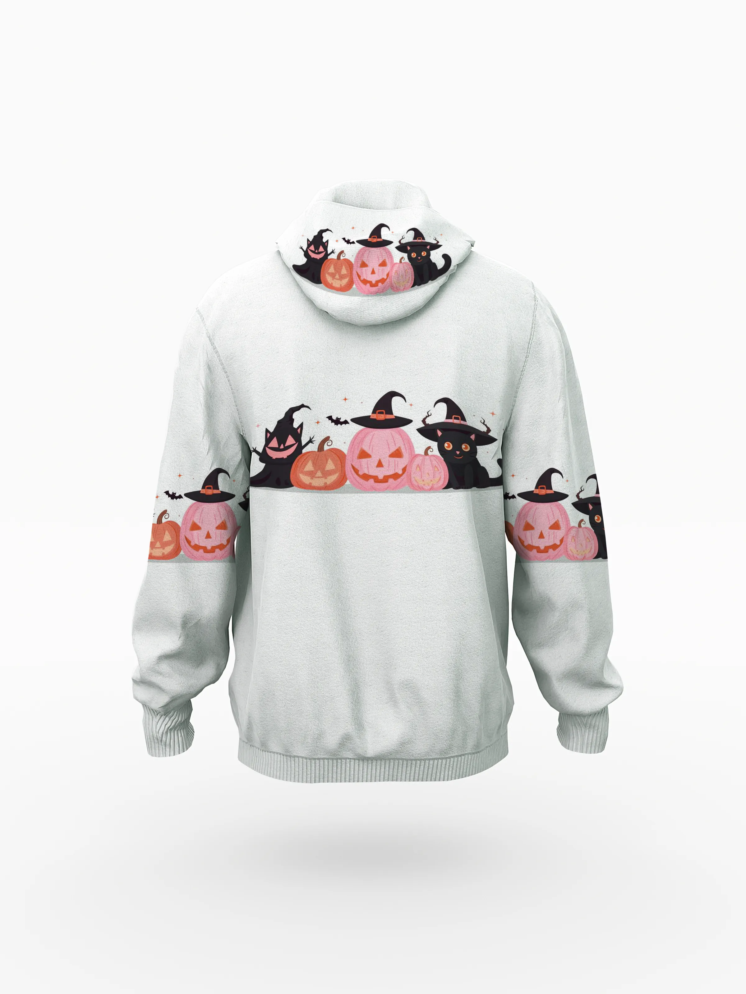 Halloween Pumpkin Print Women's Hoodie sold by Archiify product image thumbnail 2
