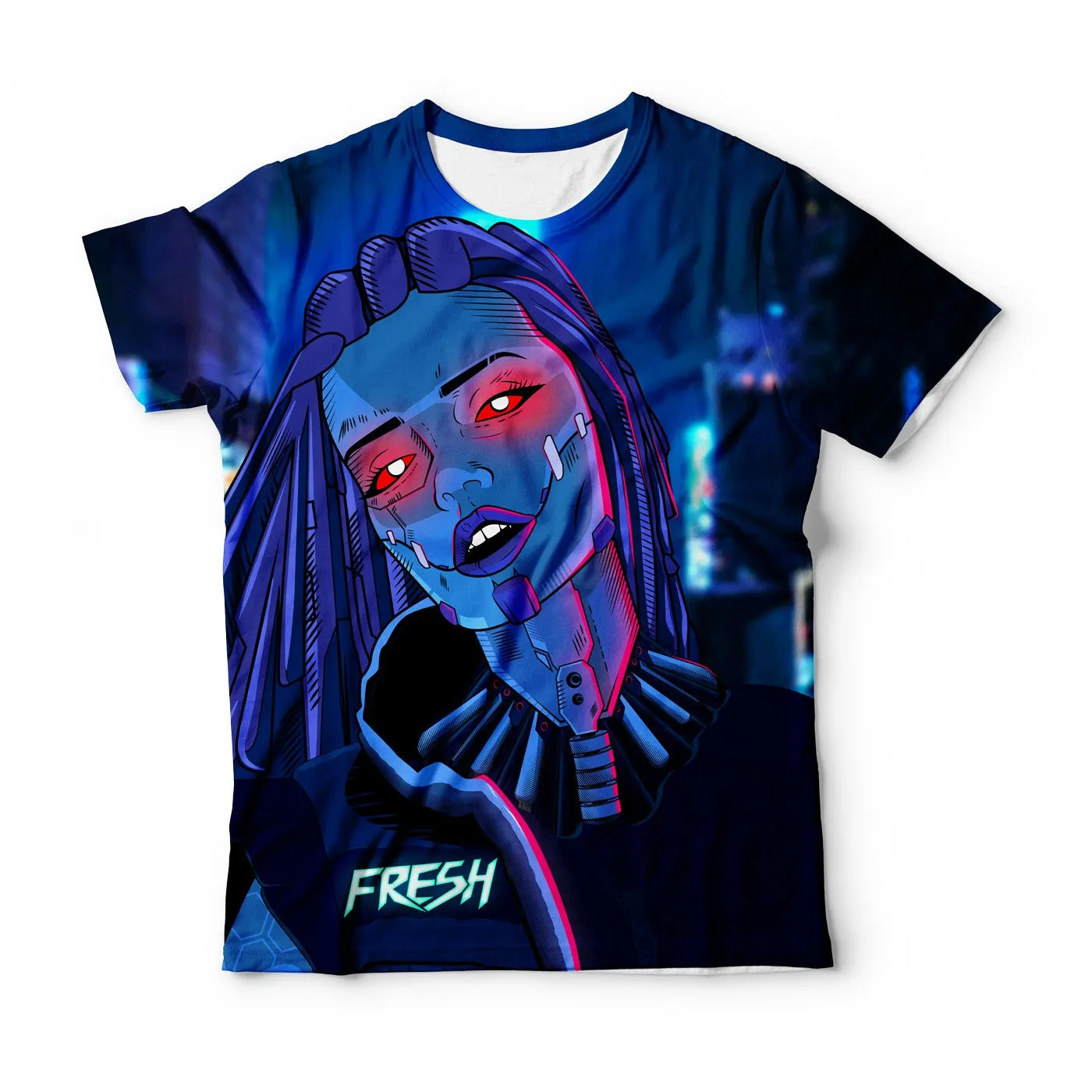 Cyber Girl T-Shirt sold by Archiify product image thumbnail 3