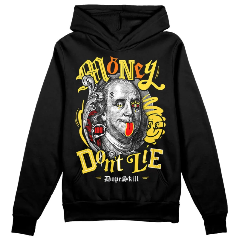 Black Tour Yellow AJ 4 Thunder DopeSkill Hoodie Sweatshirt Money Don't Lie Graphic sold by Archiify