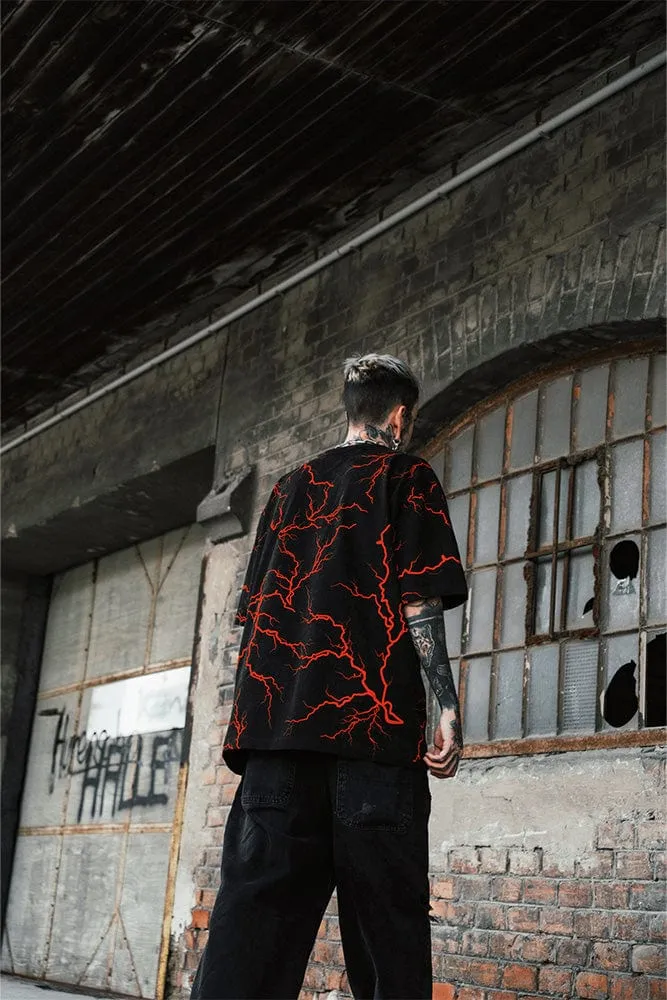 Lightning Strikes - Oversized T-Shirt sold by Archiify product image thumbnail 3
