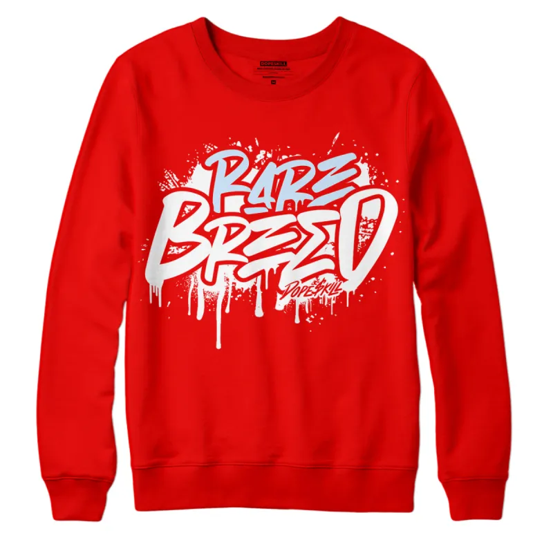 Cherry 11s DopeSkill Varsity Red Sweatshirt Rare Breed Graphic sold by Archiify