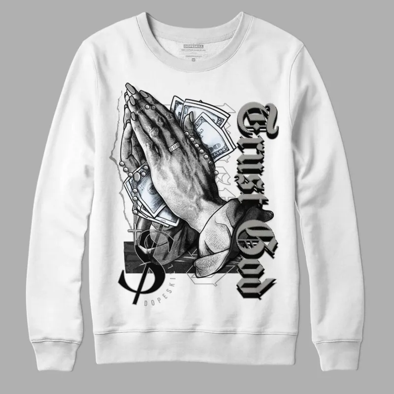 Cool Grey 6s DopeSkill Sweatshirt Trust God Graphic sold by Archiify