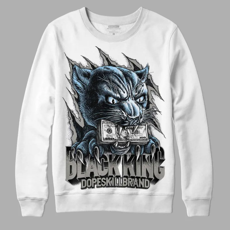 Cool Grey 6s DopeSkill Sweatshirt Black King Graphic sold by Archiify