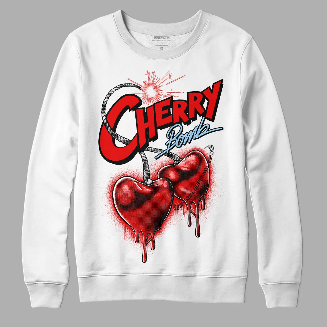 Cherry 11s DopeSkill Sweatshirt Cherry Bomb Graphic sold by Archiify product image thumbnail 5