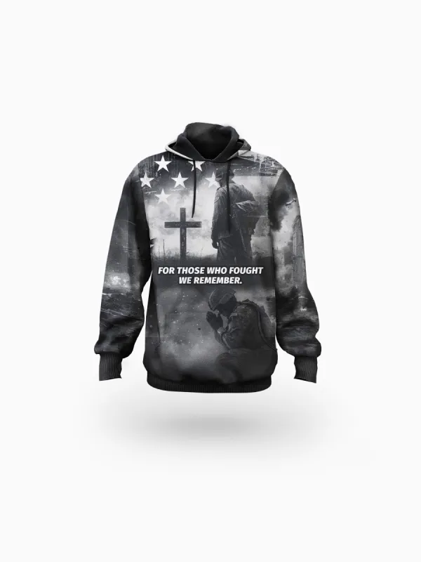 Grayish Black Eco-friendly All-Over Print Unisex Pullover Hoodie sold by Archiify