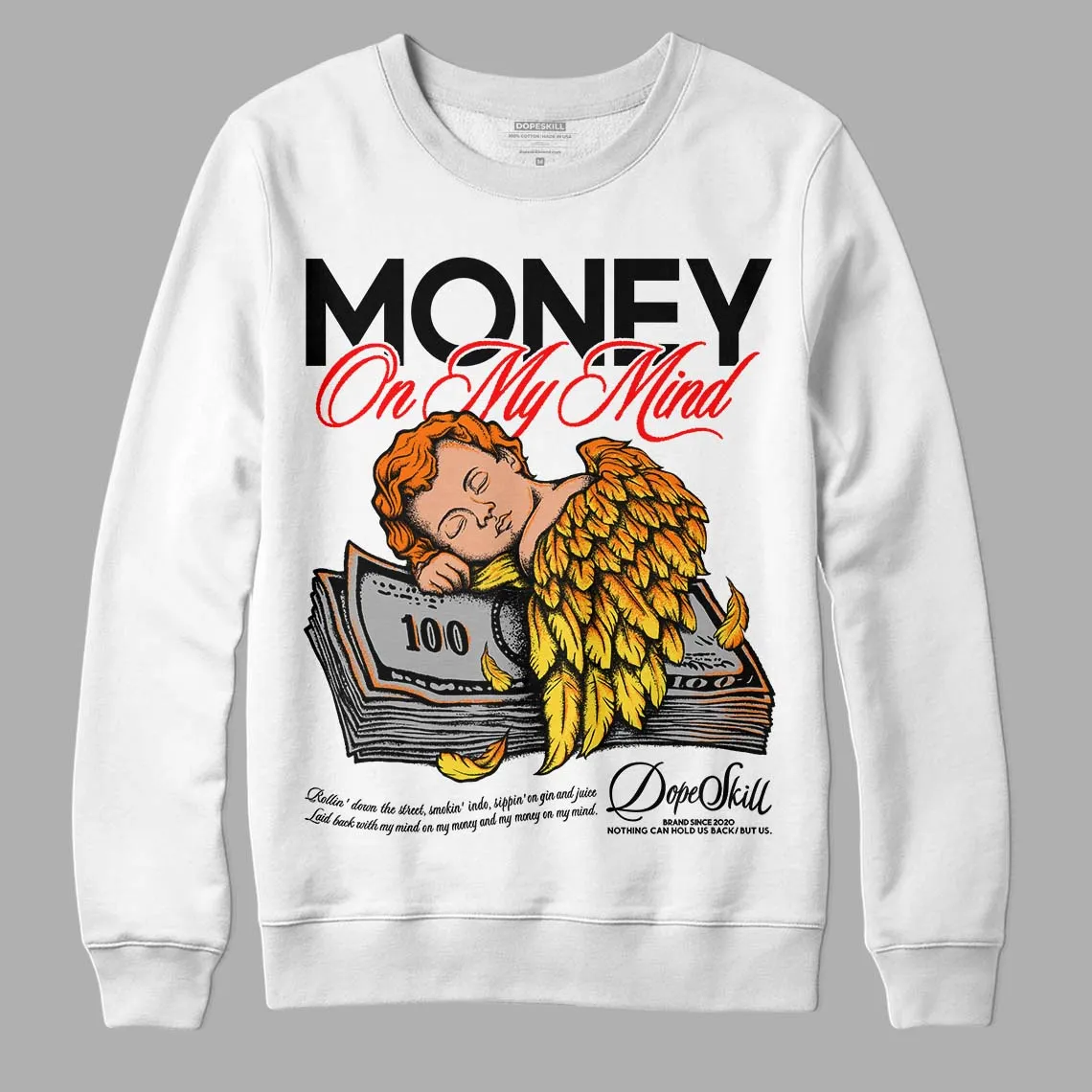 Black Tour Yellow AJ 4 Thunder DopeSkill Sweatshirt MOMM Graphic sold by Archiify product image thumbnail 2