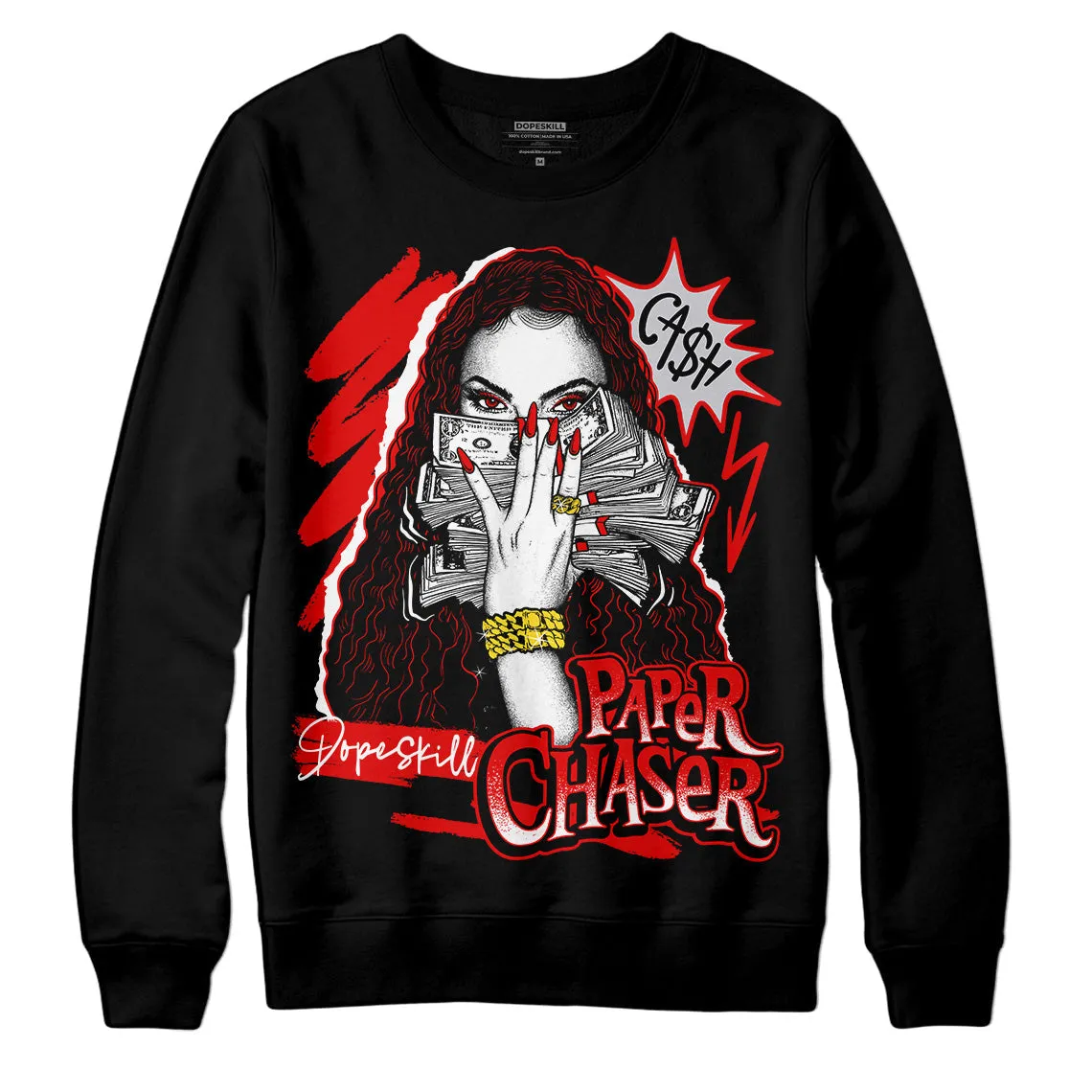 Red Cement 4S DopeSkill Sweatshirt NPC Graphic sold by Archiify product image thumbnail 2