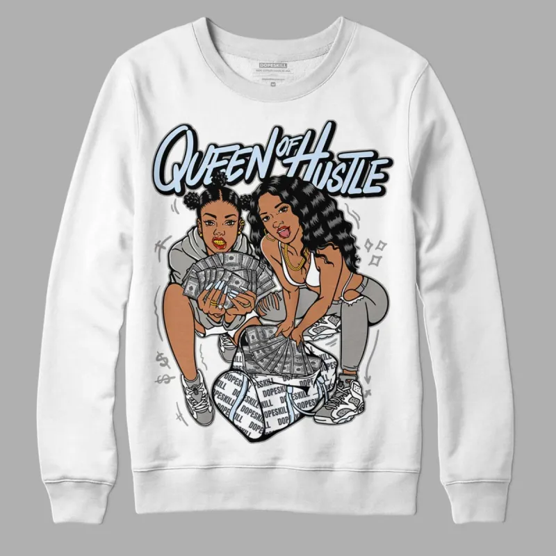 Cool Grey 6s DopeSkill Sweatshirt Queen Of Hustle Graphic sold by Archiify