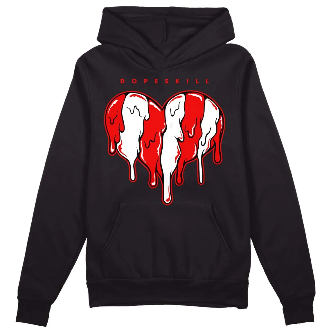 Cherry 11s DopeSkill Hoodie Sweatshirt Slime Drip Heart Graphic sold by Archiify product image thumbnail 2