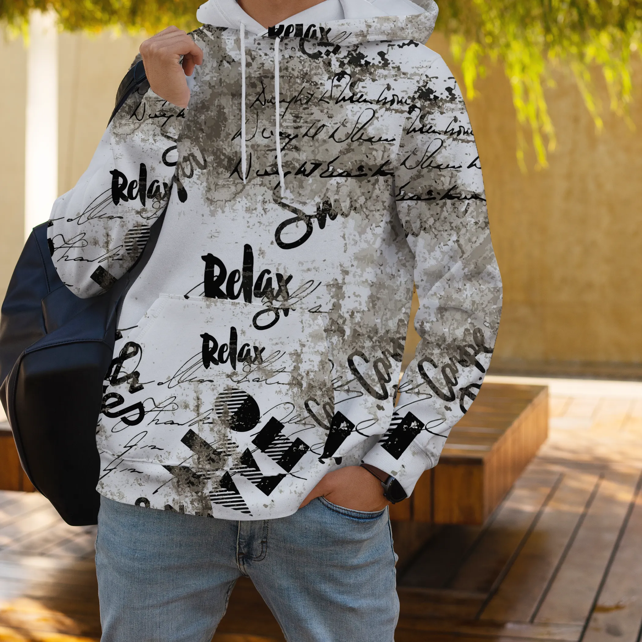 All-Over Print Men's Raglan Pullover Hoodie sold by Archiify product image thumbnail 3
