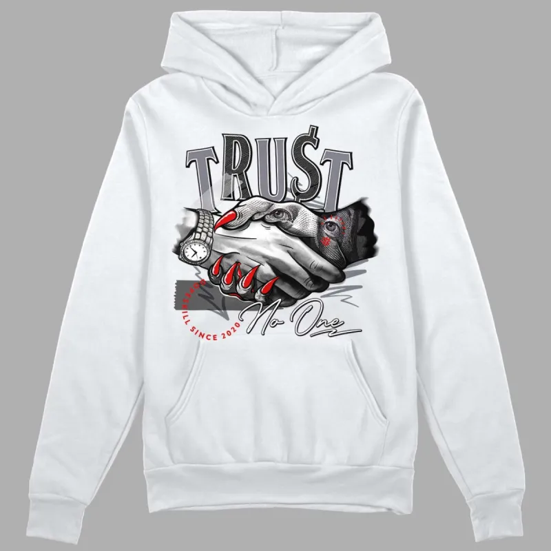 Fire Red 9s DopeSkill Hoodie Sweatshirt Trust No One Graphic sold by Archiify