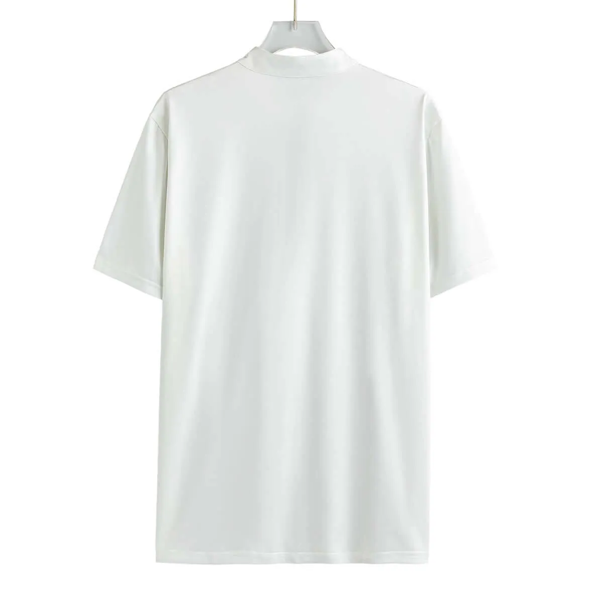 Men's Stand-up Collar T-shirts with Black Zipper sold by Archiify product image thumbnail 3