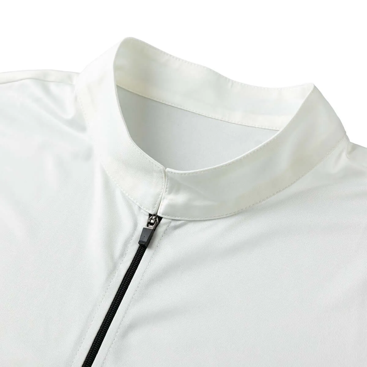Men's Stand-up Collar T-shirts with Black Zipper sold by Archiify product image thumbnail 4