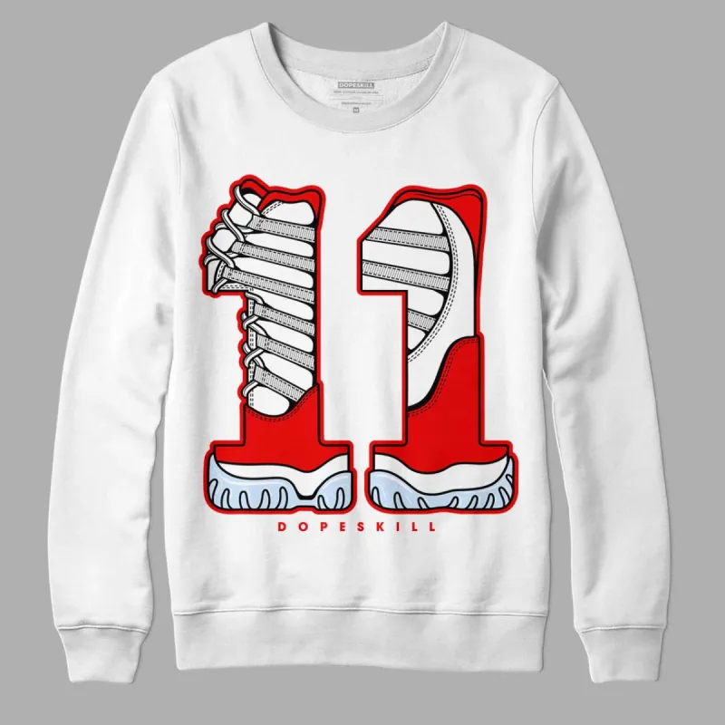 Cherry 11s DopeSkill Sweatshirt No.11 Graphic sold by Archiify