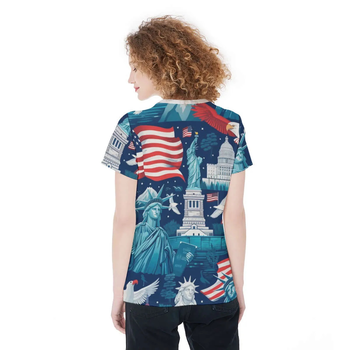 Women's Classic Crew Neck T-Shirt sold by Archiify product image thumbnail 4