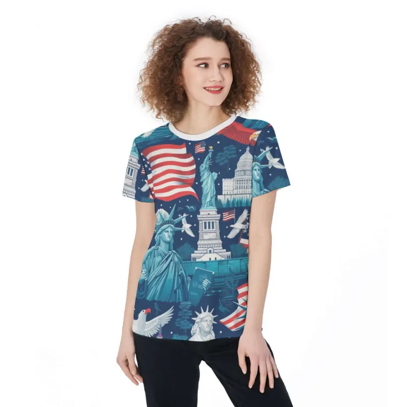 Women's Classic Crew Neck T-Shirt made by Archiify