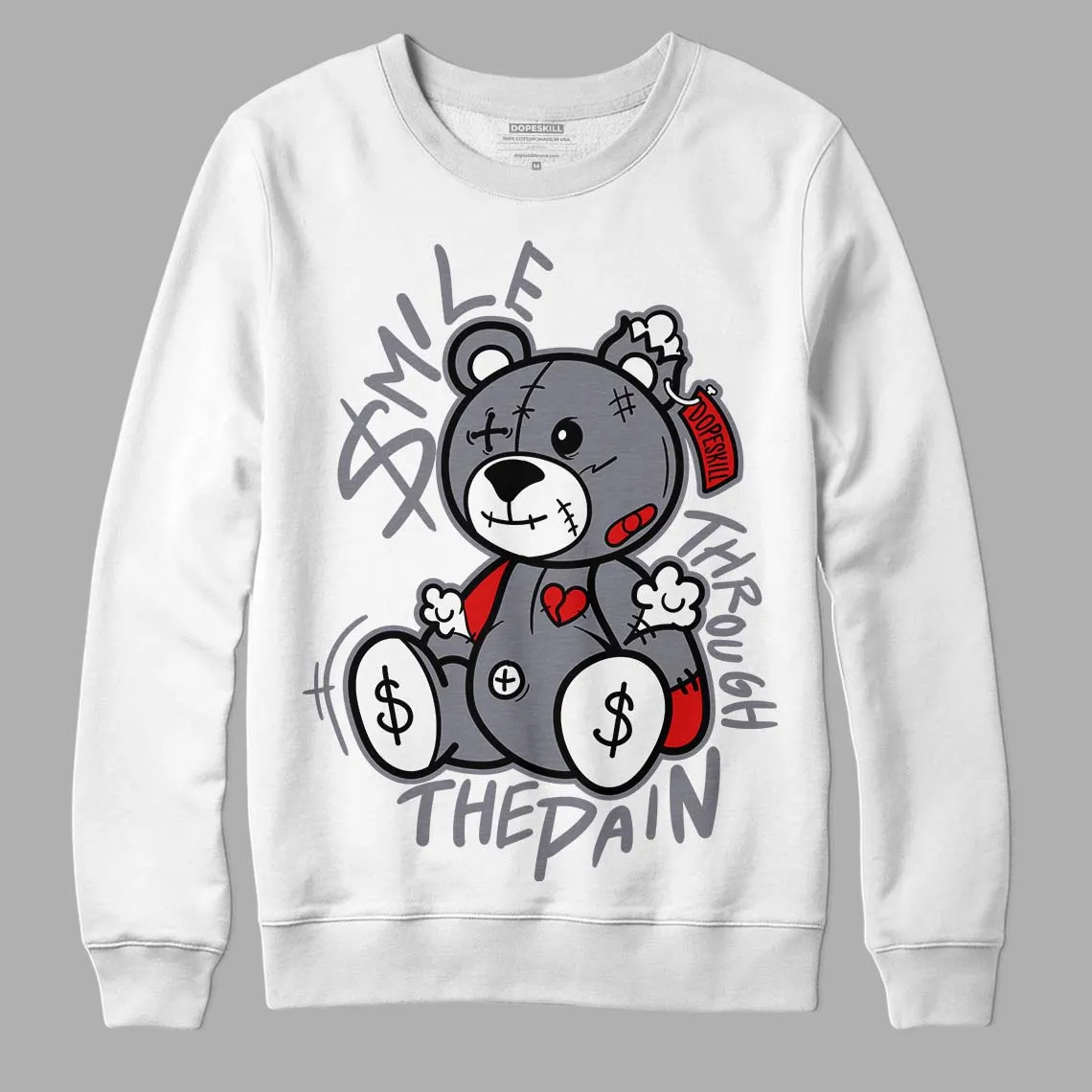 Fire Red 9s DopeSkill Sweatshirt BEAN Graphic sold by Archiify product image thumbnail 5