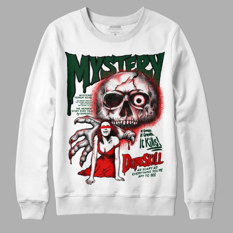 White Fire Red 2s DopeSkill Sweatshirt Mystery Ghostly Grasp Graphic sold by Archiify
