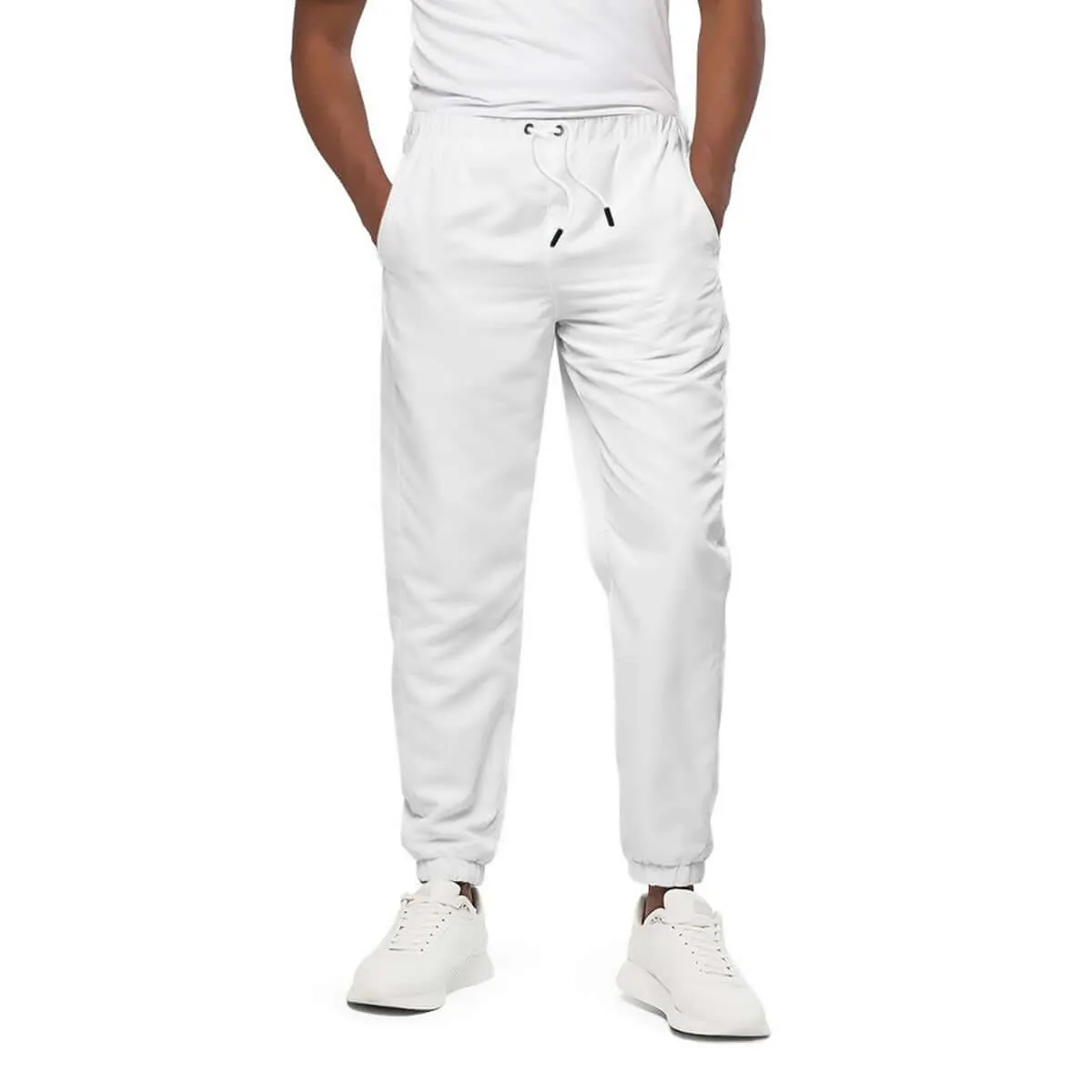 Street Style Unisex Casual Drawstring 100% Cotton Long Pants sold by Archiify product image thumbnail 2