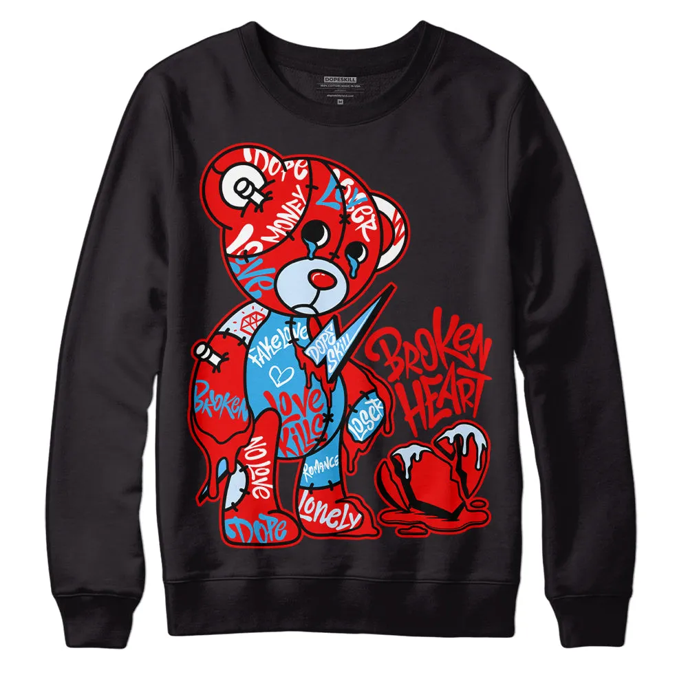 Cherry 11s DopeSkill Sweatshirt Broken Heart Graphic sold by Archiify product image thumbnail 2