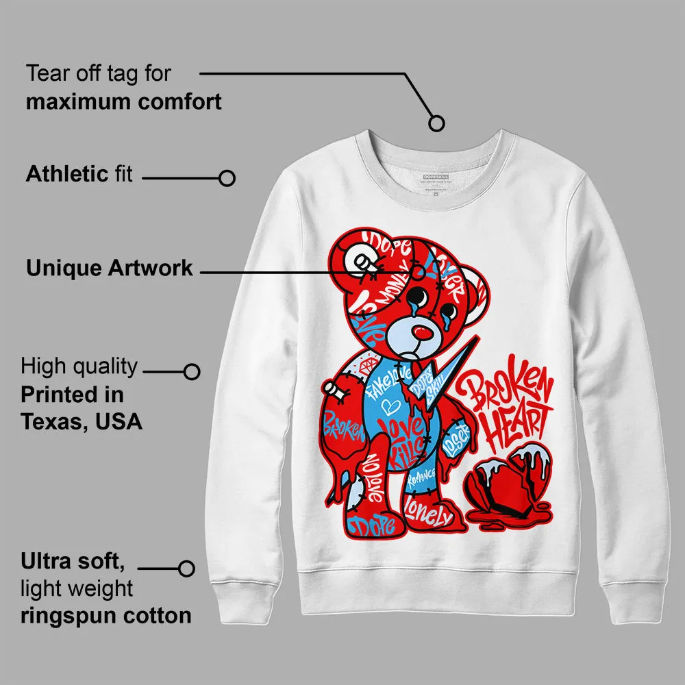Cherry 11s DopeSkill Sweatshirt Broken Heart Graphic sold by Archiify product image thumbnail 3