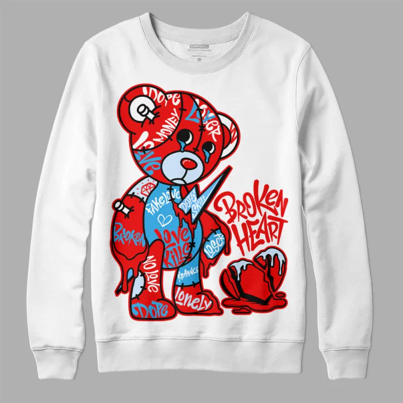 Cherry 11s DopeSkill Sweatshirt Broken Heart Graphic sold by Archiify