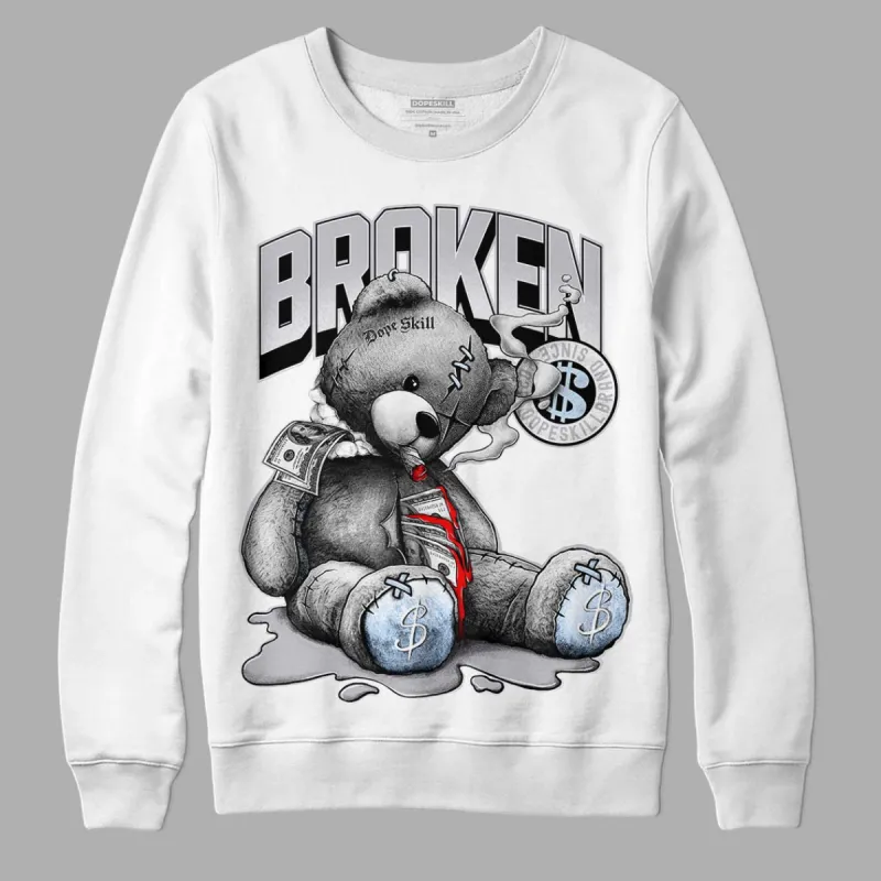 Cement Grey 11s DopeSkill Sweatshirt Sick Bear Graphic sold by Archiify