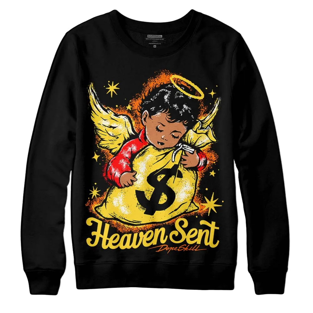 Black Tour Yellow AJ 4 Thunder DopeSkill Sweatshirt Heaven Sent Graphic sold by Archiify product image thumbnail 5