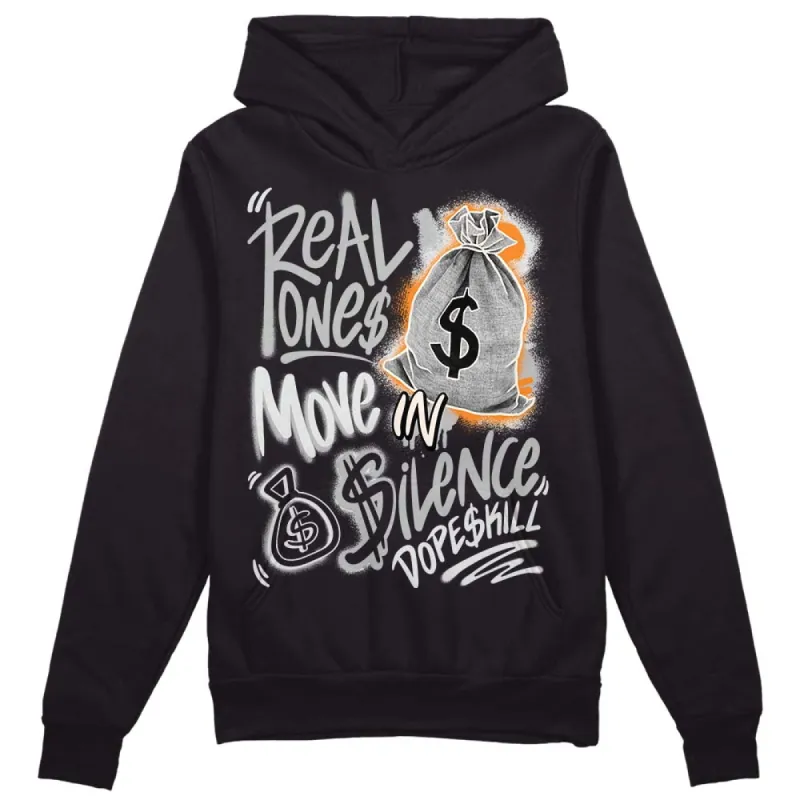 Dunk Cool Grey DopeSkill Hoodie Sweatshirt Real Ones Move In Silence Graphic sold by Archiify