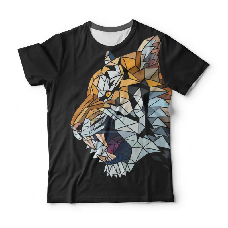 Geometric Tiger T-Shirt sold by Archiify