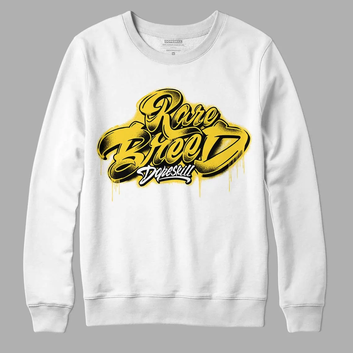 Black Tour Yellow AJ 4 Thunder DopeSkill Sweatshirt Rare Breed Type Graphic sold by Archiify product image thumbnail 2