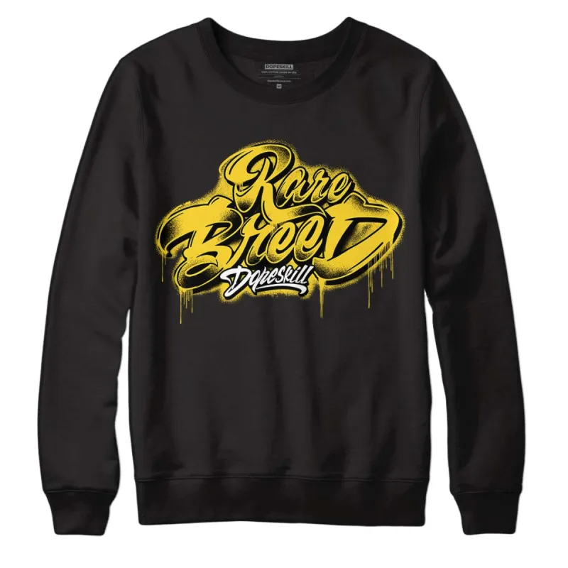 Black Tour Yellow AJ 4 Thunder DopeSkill Sweatshirt Rare Breed Type Graphic sold by Archiify