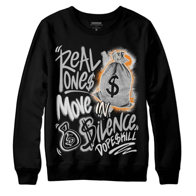 Dunk Cool Grey DopeSkill Sweatshirt Real Ones Move In Silence Graphic sold by Archiify