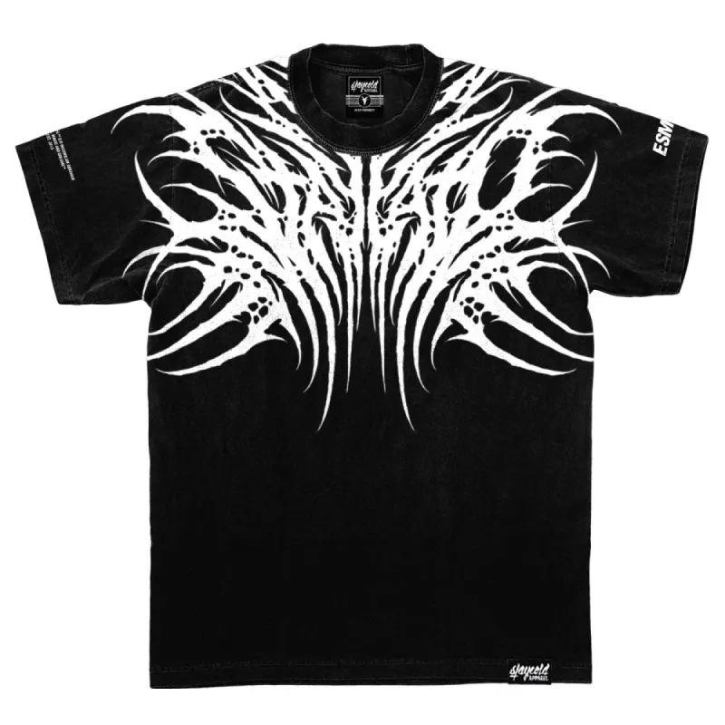 Necroblade (white) - Heavy Oversized T-Shirt black 250GSM sold by Archiify