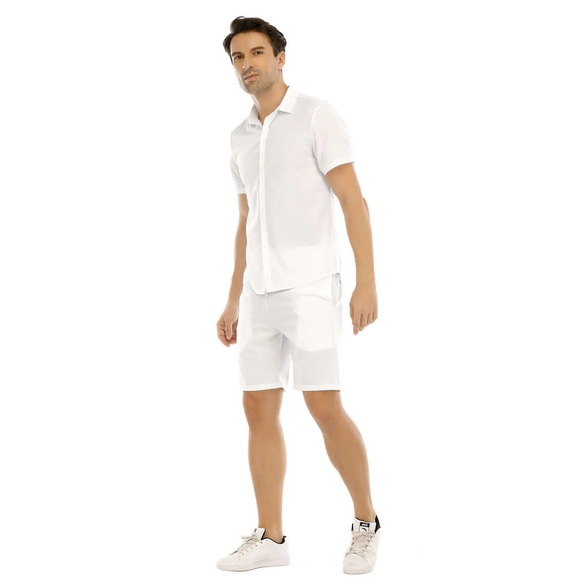 Pop Style Print Men's Short Sleeve Shirt Set sold by Archiify product image thumbnail 3