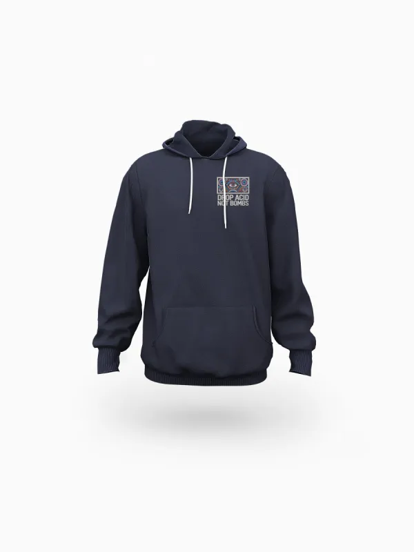 ‘Retro psychedelia’ Eco-friendly All-Over Print Unisex Pullover Hoodie sold by Archiify