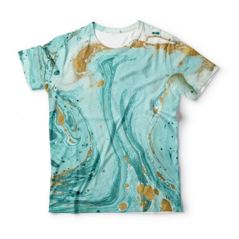 Decorative Marble Texture T-Shirt sold by Archiify