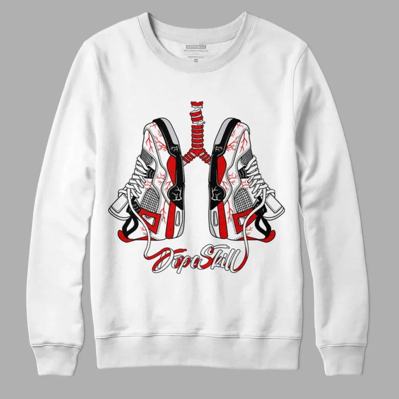 Red Cement 4S DopeSkill Sweatshirt Breathe Graphic sold by Archiify