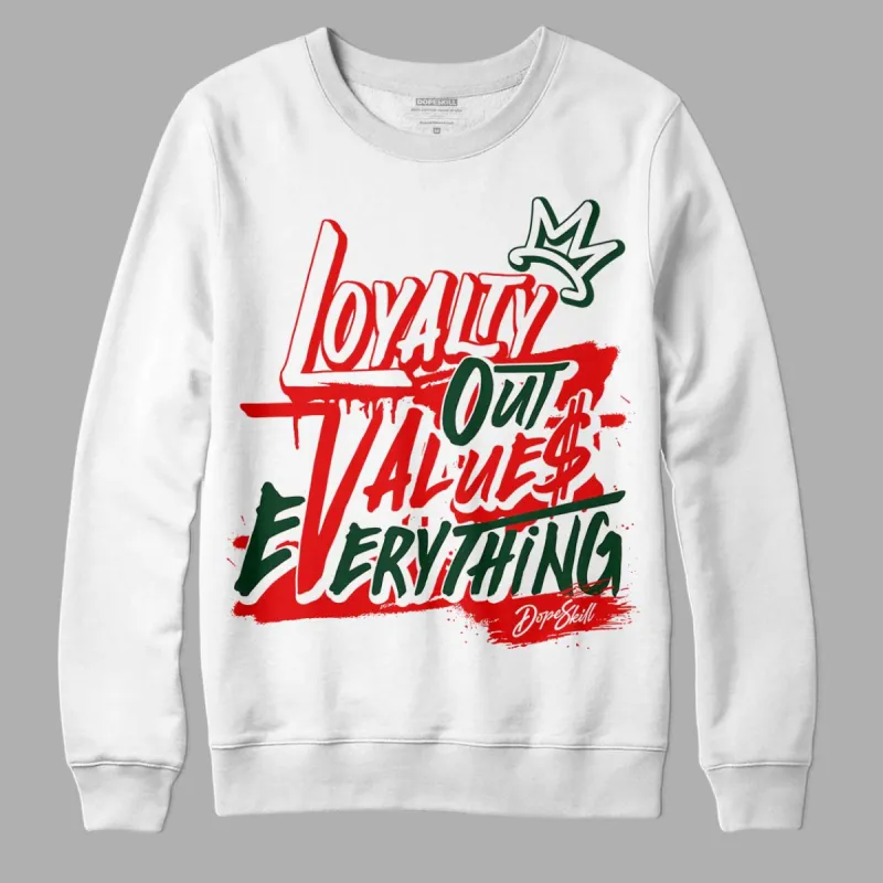 White Fire Red 2s DopeSkill Sweatshirt LOVE Graphic sold by Archiify