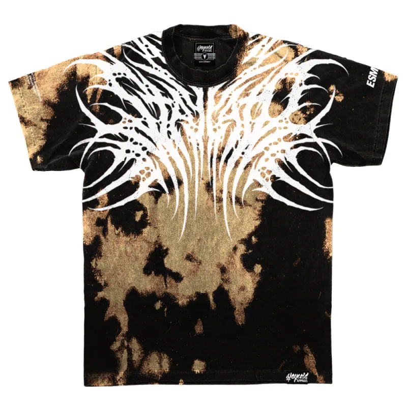 Necroblade (Bleached White) - Heavy Oversized T-Shirt 250GSM sold by Archiify