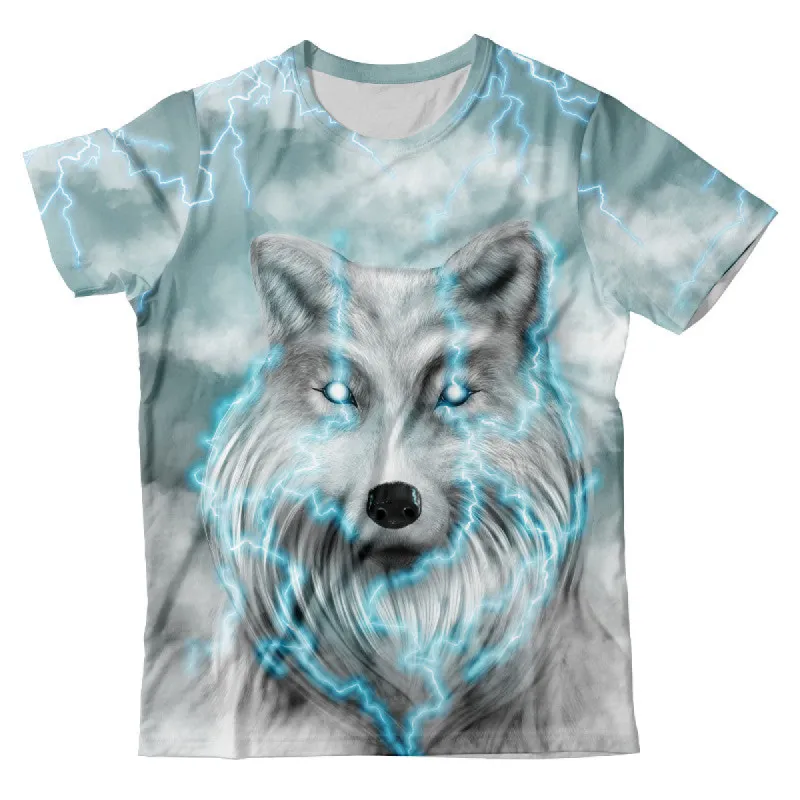 Thunder Wolf T-Shirt sold by Archiify