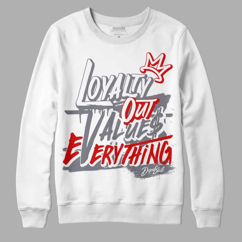 Fire Red 9s DopeSkill Sweatshirt LOVE Graphic sold by Archiify