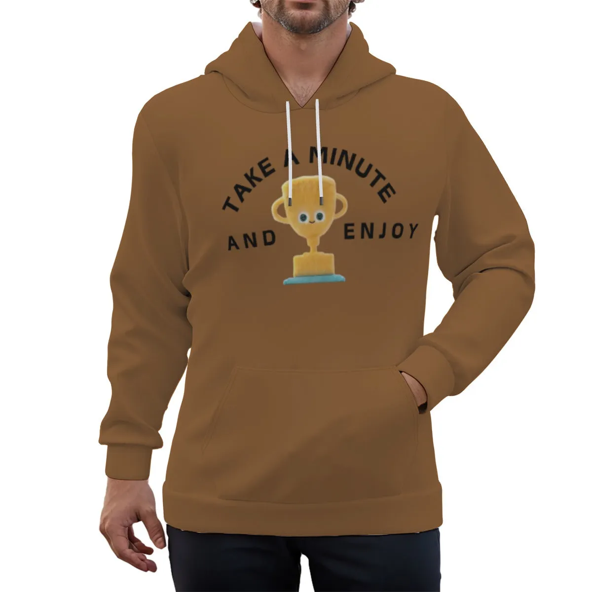 Eco-friendly Trophy Print Unisex Pullover Hoodie sold by Archiify