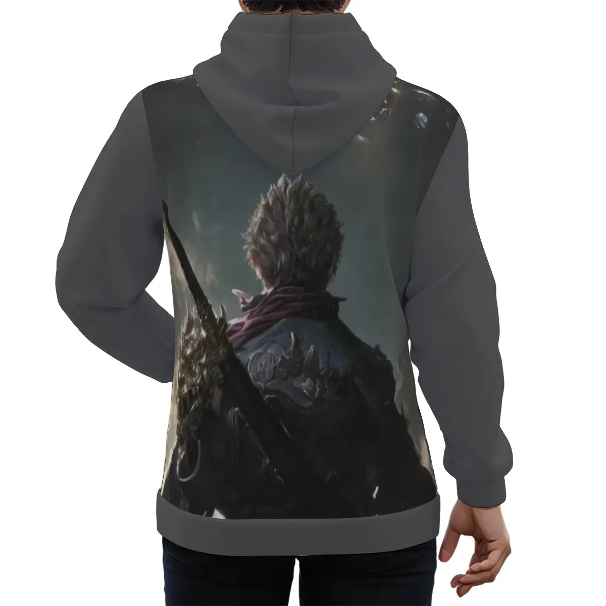 WuKong Ⅷ Eco-friendly All-Over Print Unisex Pullover Hoodie sold by Archiify product image thumbnail 2